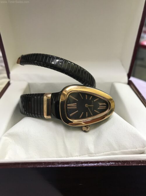 Bvlgari Snake Rose Gold and PVD 28mm-30mm Replica Watches