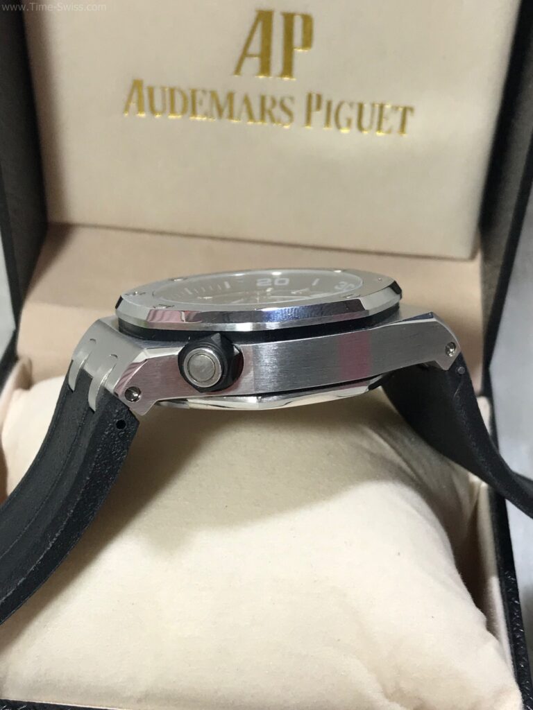 Audemars Piguet Royal Oak Driver Black Dial 45mm หน้าดำ 2วง สายยาง 02