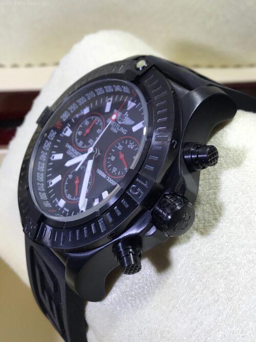 Breitling Chronometre 1884 Chronograph PVD Black Dial 42mm Rubble