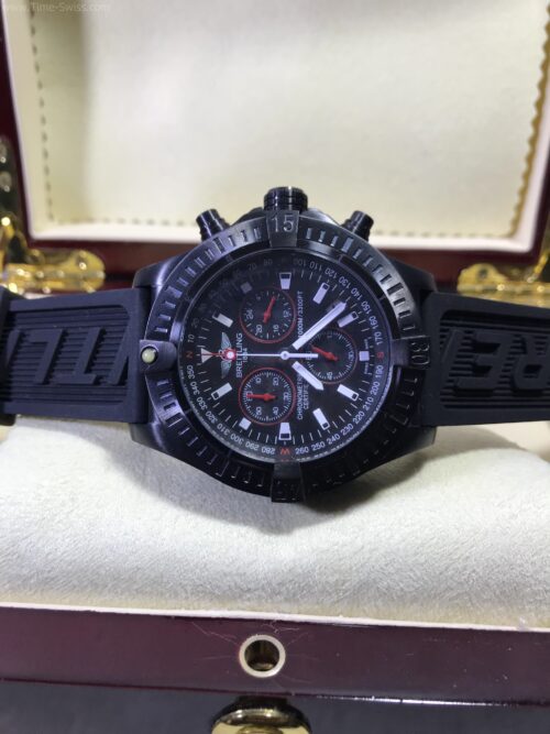 Breitling Chronometre 1884 Chronograph PVD Black Dial 42mm Rubble