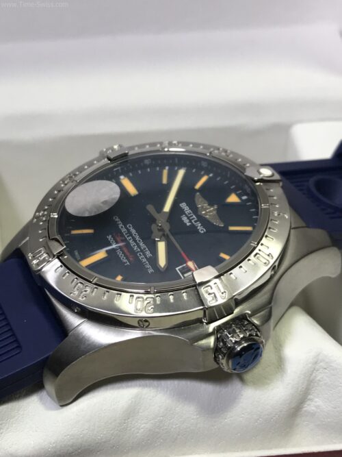 Breitling Chronometre Blue Dial 42mm Rubble