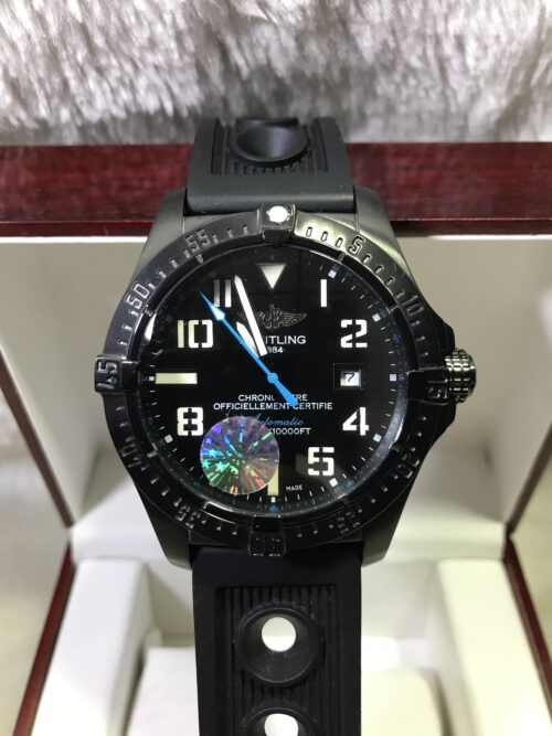 Breitling Chronometre PVD Black Dial 40mm Rubble