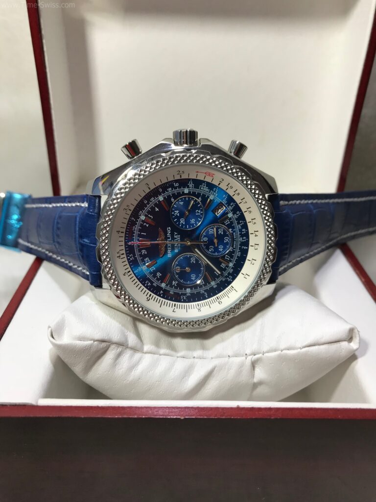 Breitling Navitimer Blue Dial 40mm Leather Strap หน้าน้ำเงิน สายหนัง 01