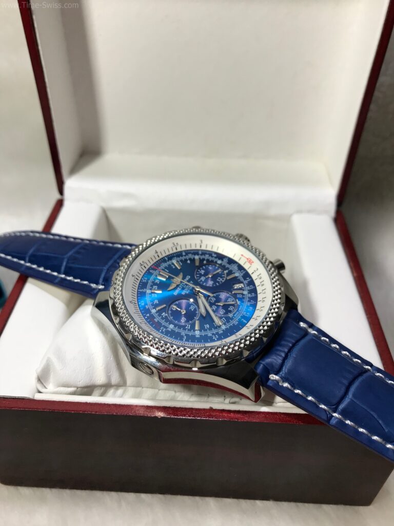 Breitling Navitimer Blue Dial 40mm Leather Strap หน้าน้ำเงิน สายหนัง 03