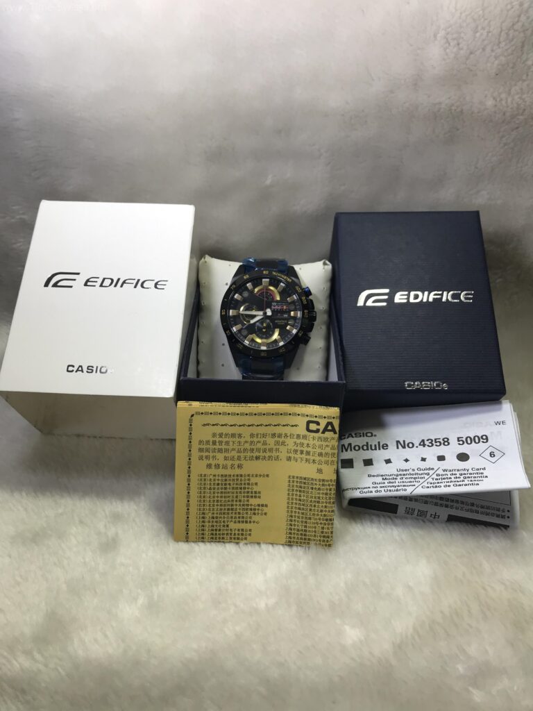 Casio Edifice EFR-540 PVD Black Dial รมดำ 07