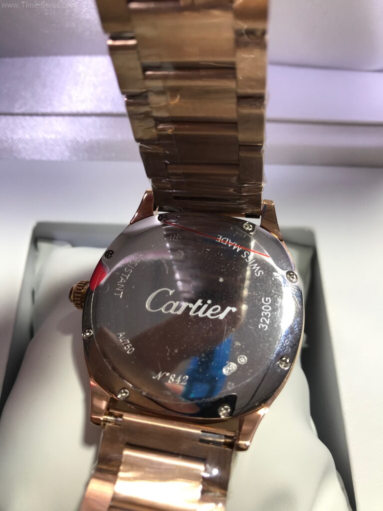 Cartier Drive Moon Rose Gold Black Dial หน้าดำพระจันทร์ 04