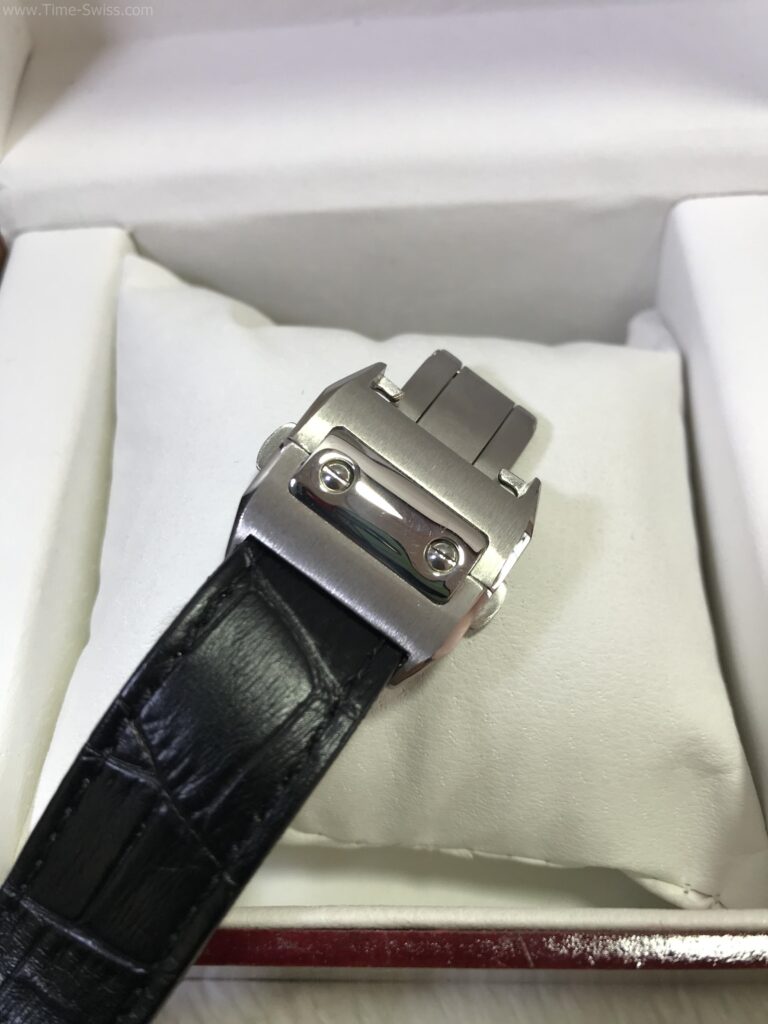 Cartier Santos 100 Full Diamond White Dial ขอบเรือนเพชร 04