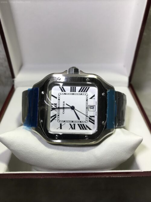 Cartier Santos De White Dial