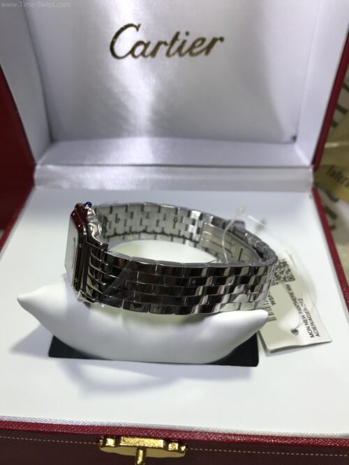 Cartier Santos Red Dial Ladies