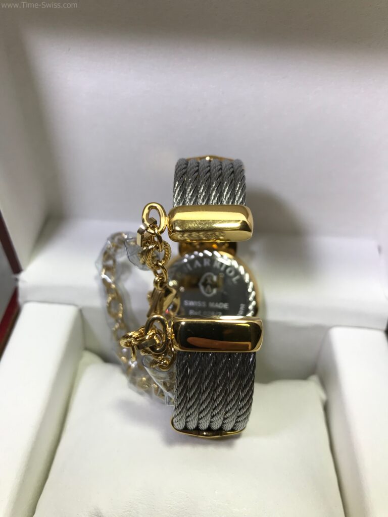 Charriol Geneve 28633 Gold White Dial เรือนทอง หน้าขาว ผู้หญิง 05