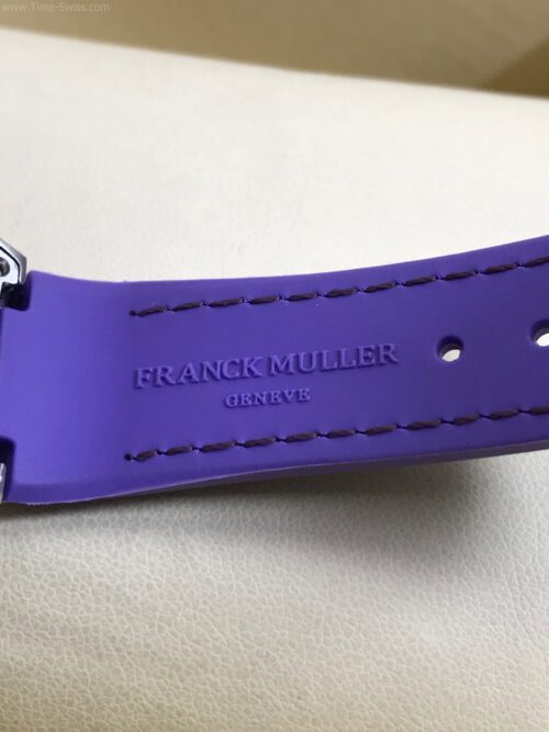 Franck Muller Vanguard Diamond Purple Dial Ladies