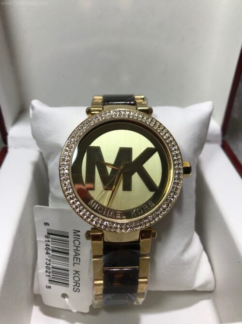 Michael Kors MK5784 Gold Diamond MK Dial 38mm