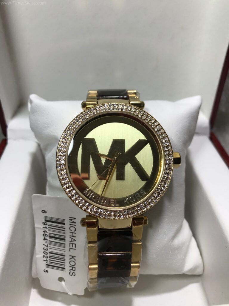 Michael Kors MK5784 Gold Diamond MK Dial 38mm 2k หน้าMK 01