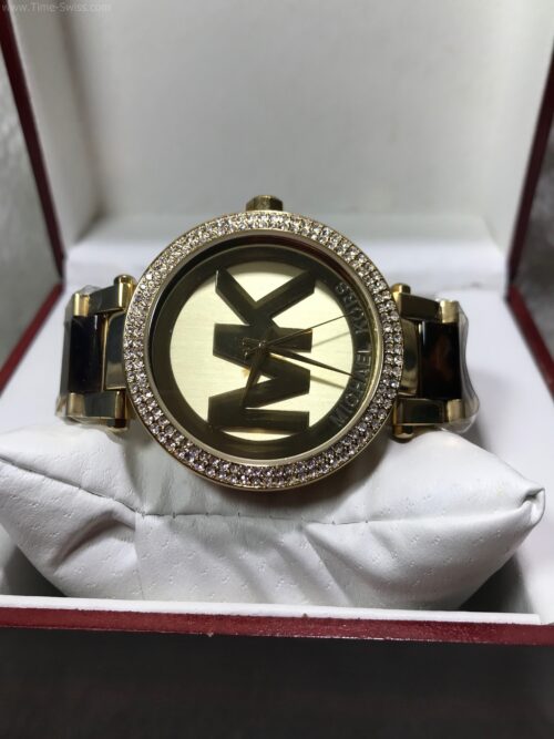 Michael Kors MK5784 Gold Diamond MK Dial 38mm