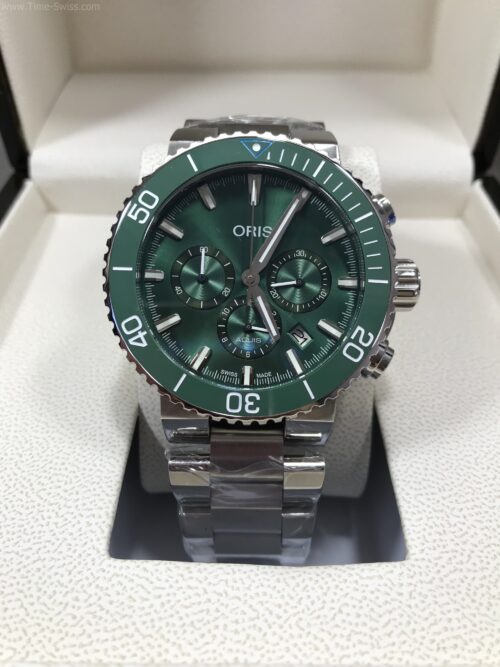 Oris Aquis Chronograrh Ceramic Green Dial