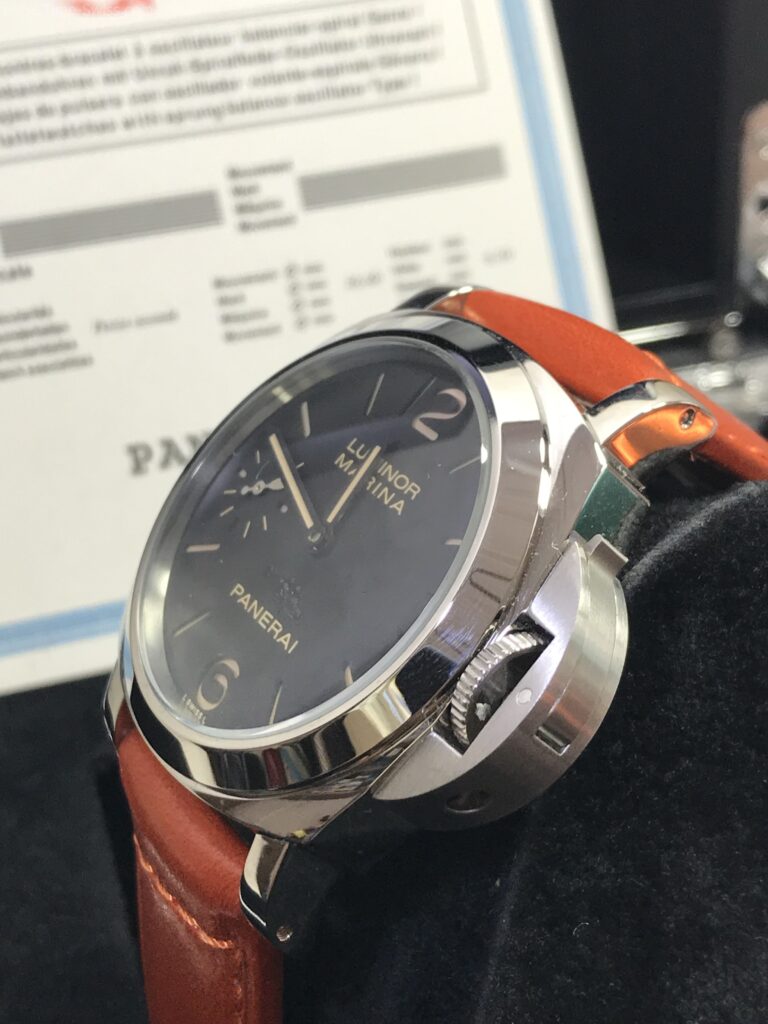 Panerai Luminor 1860 Edition Black Dial 44mm CC หน้าดำ มีเรือ 02