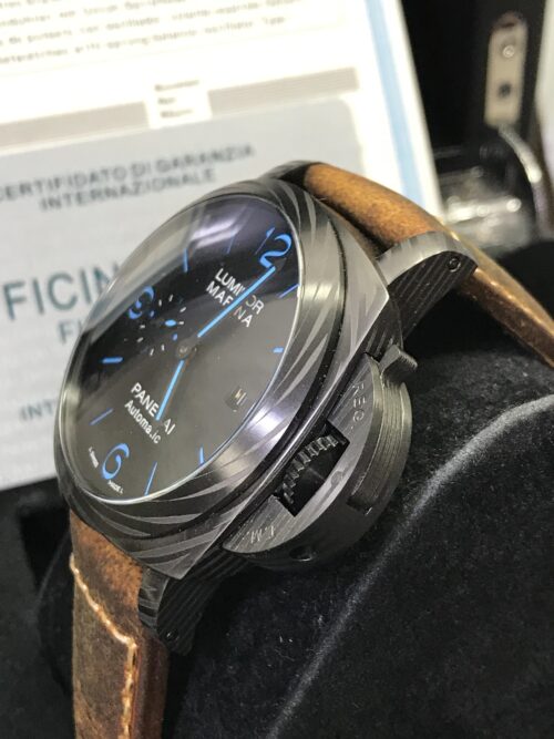 Panerai Luminor Marina Corbotect PAM1661 Carbon Black Dial 44mm