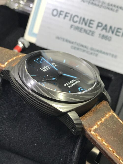 Panerai Luminor Marina Corbotect PAM1661 Carbon Black Dial 44mm