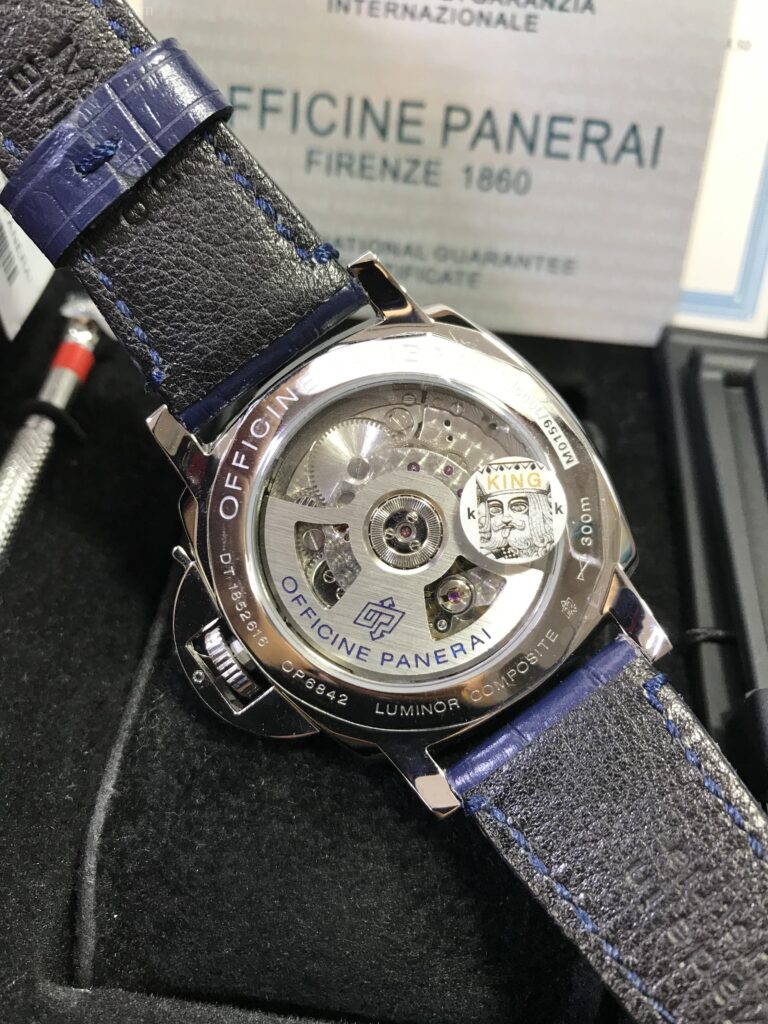 Panerai Luminor PAM926 Blue Dial 42mm Leather Strap สายหนังน้ำเงิน 05