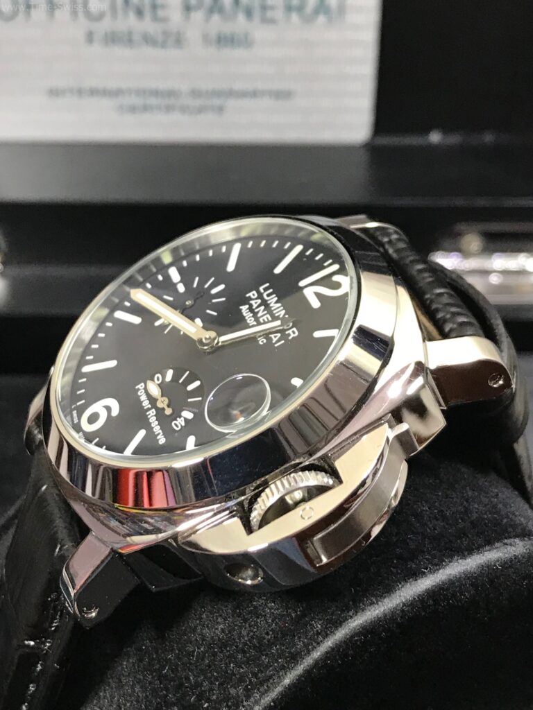 Panerai PAM1090 Power Reserve Black Dial 44mm CC สายหนังสีดำ 02