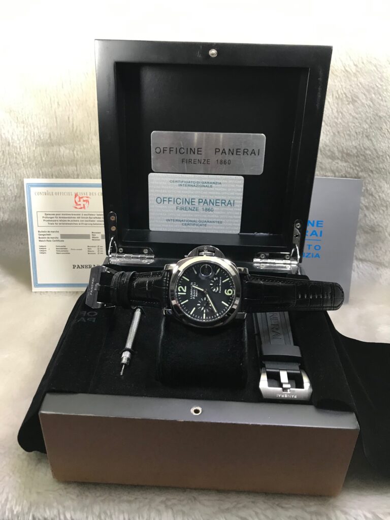 Panerai PAM1090 Power Reserve Black Dial 44mm CC สายหนังสีดำ 07