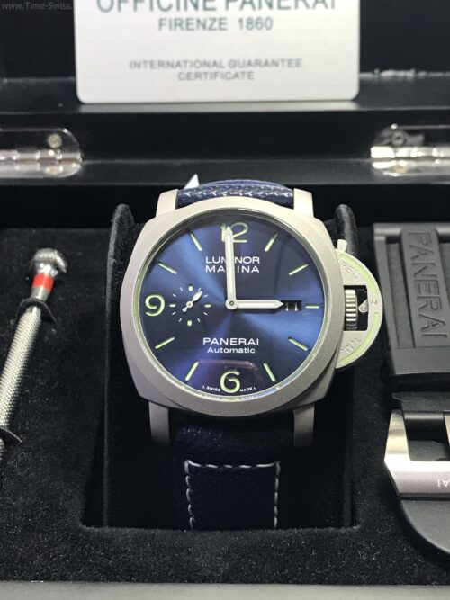 Panerai PAM1117 Luminor Marina Blue Dial 44mm