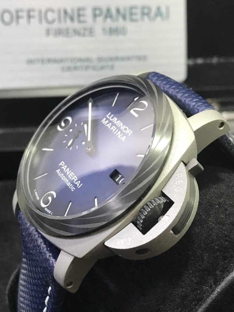 Panerai PAM1117 Luminor Marina Corbotect Bezel Blue Dial 44mm ขอบคาร์บอน หน้าน้ำเงินดำ 02