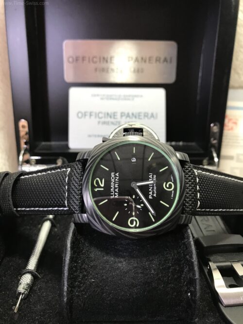 Panerai PAM1118 Luminor Marina Corbotect Black Dial 44mm