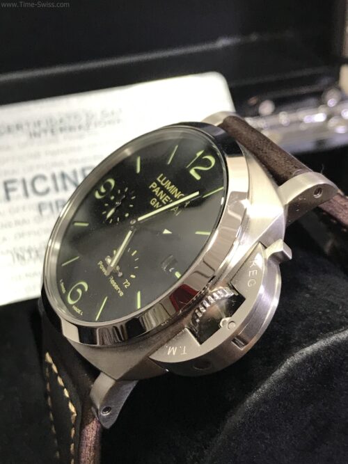 Panerai PAM321 Power Reserve GMT Black Dial 44mm CC