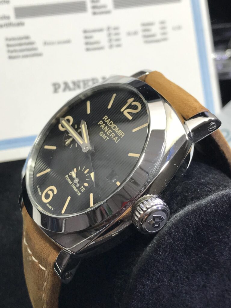 Panerai PAM658 Power Reserve RADIOMIR Black Dial 44mm CC สายหนังน้ำตาล 02