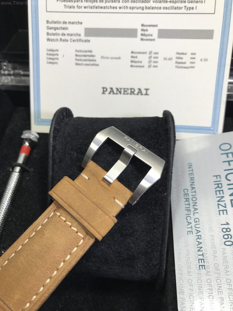 Panerai PAM658 Power Reserve RADIOMIR Black Dial 44mm CC สายหนังน้ำตาล 04