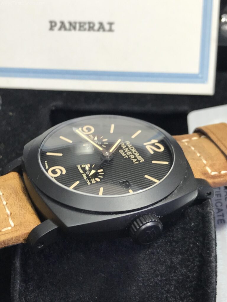 Panerai PAM658 Power Reserve RADIOMIR PVD Black Dial 44mm CC สายหนังน้ำตาล 03