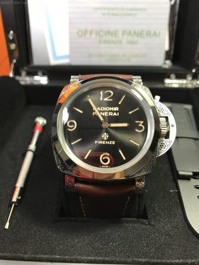 Panerai PAM972 Radiomir Firenze Black Dial 47mm CC เรือนสักลาย 01