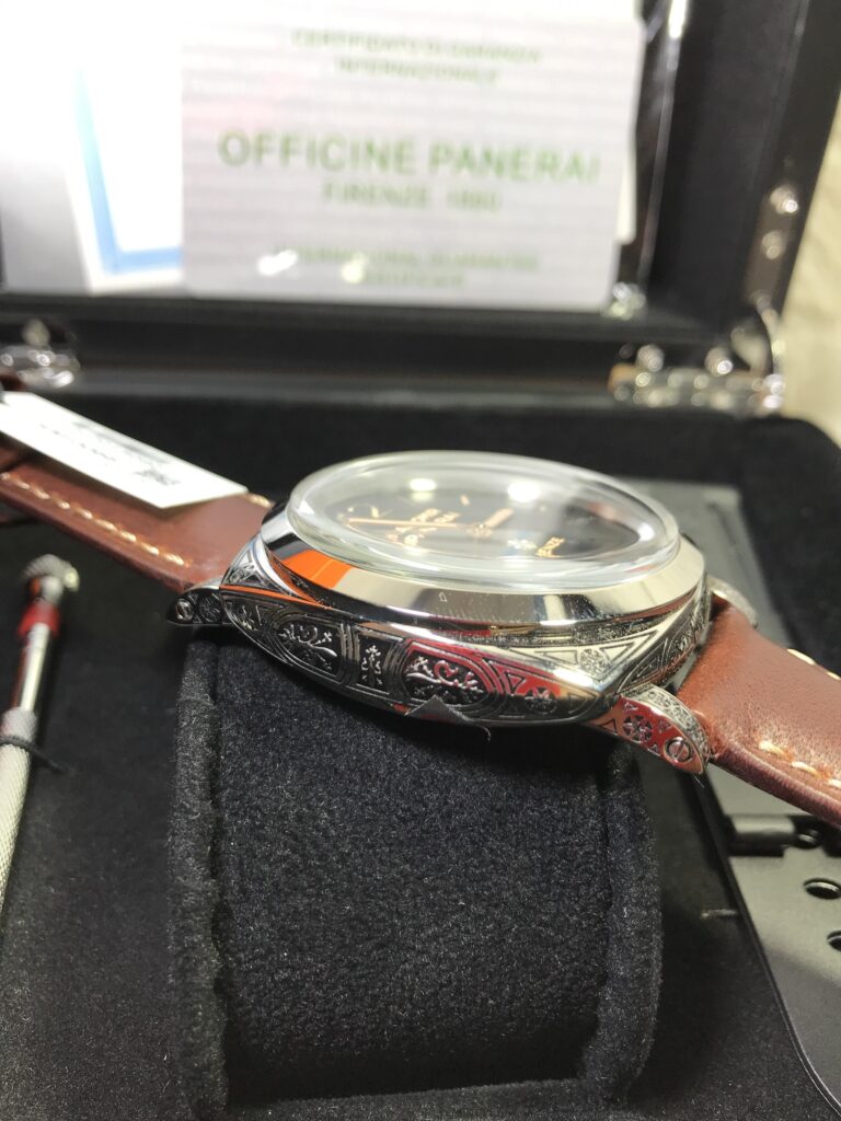 Panerai PAM972 Radiomir Firenze Black Dial 47mm CC เรือนสักลาย 03