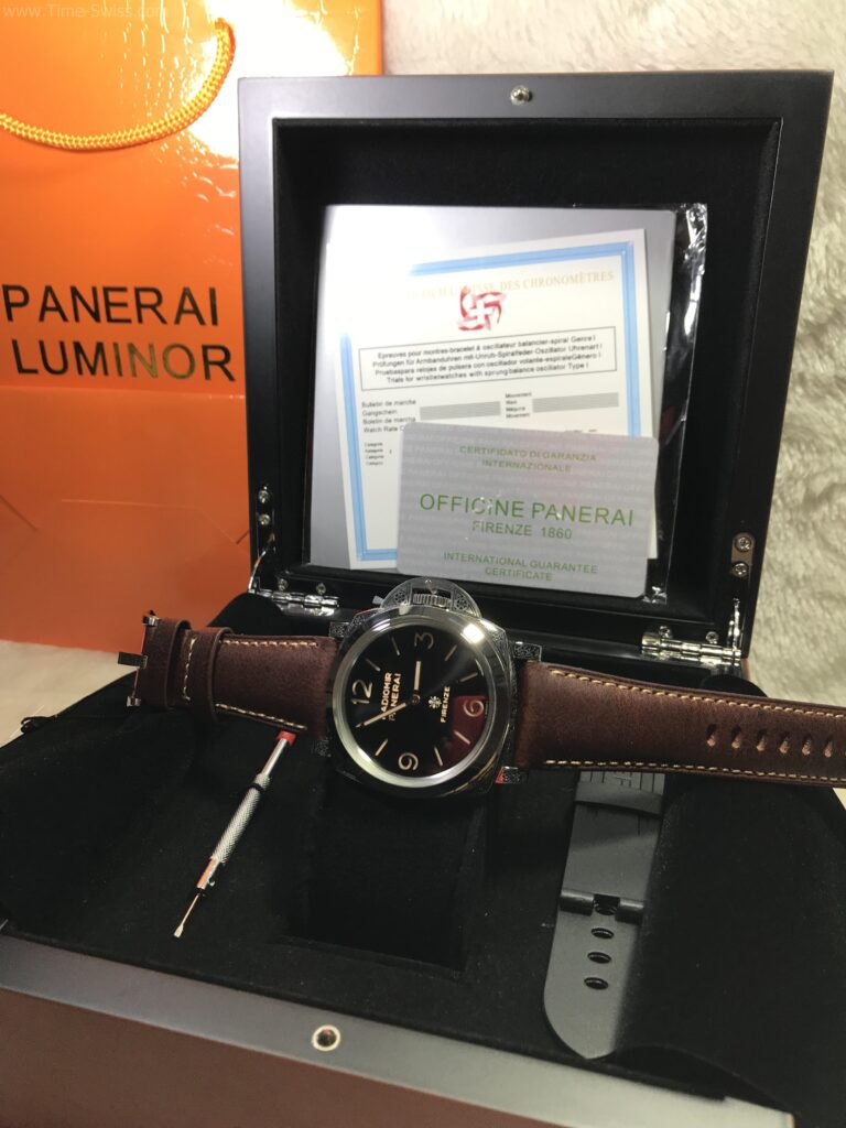 Panerai PAM972 Radiomir Firenze Black Dial 47mm CC เรือนสักลาย 09