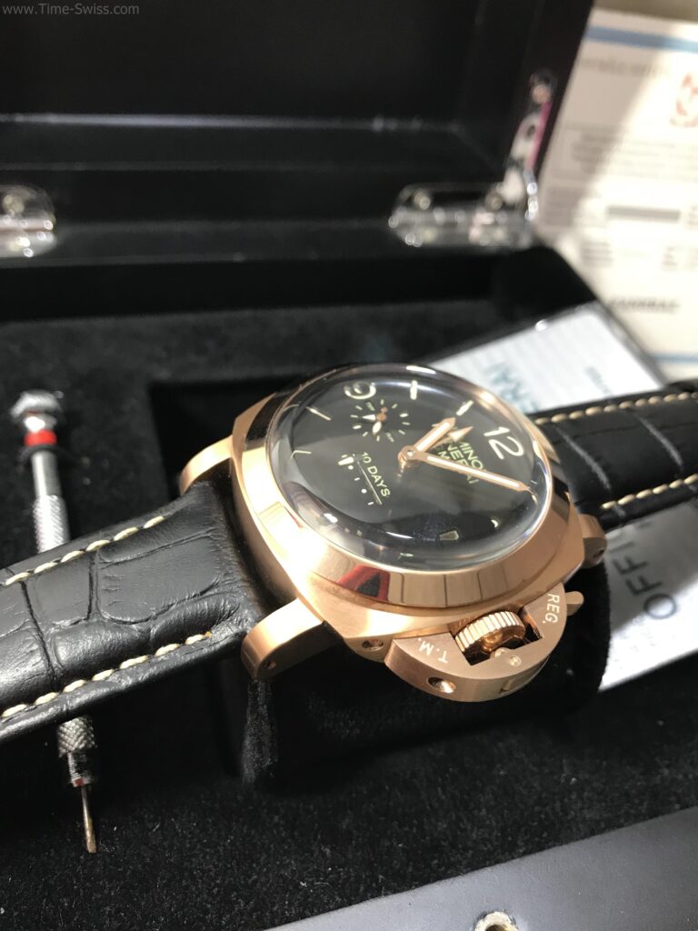 Panerai Power 10Day Rose Gold Black Dial 44mm สายหนังดำ 02