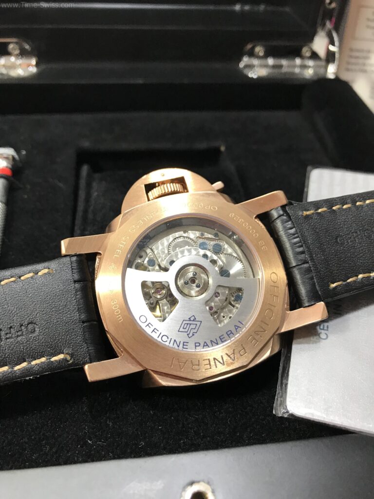 Panerai Power 10Day Rose Gold Black Dial 44mm สายหนังดำ 04