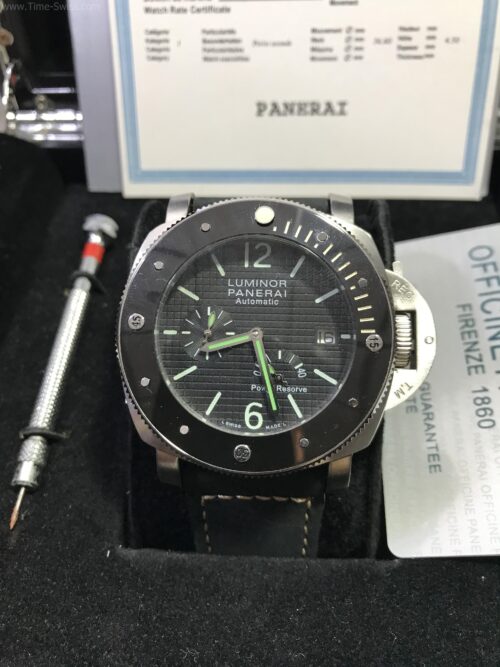 Panerai Power Reserve Submasible Black Dial 47mm