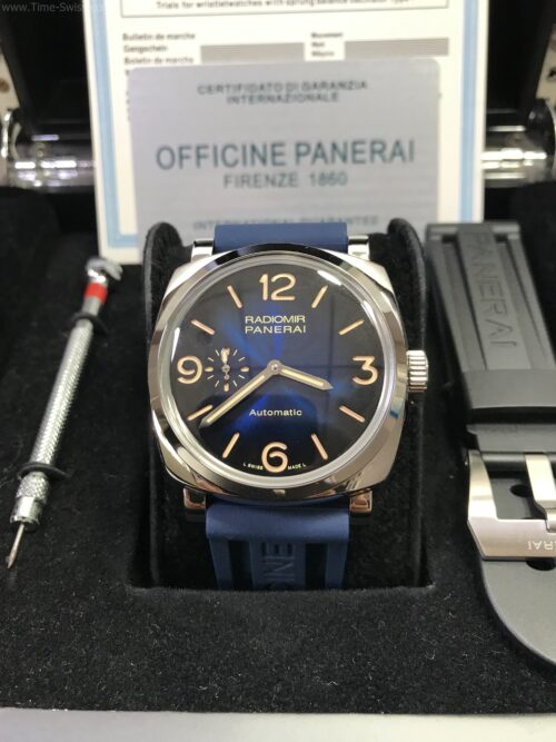 Panerai Radiomir PAM997 Blue Dial 44mm Rubble