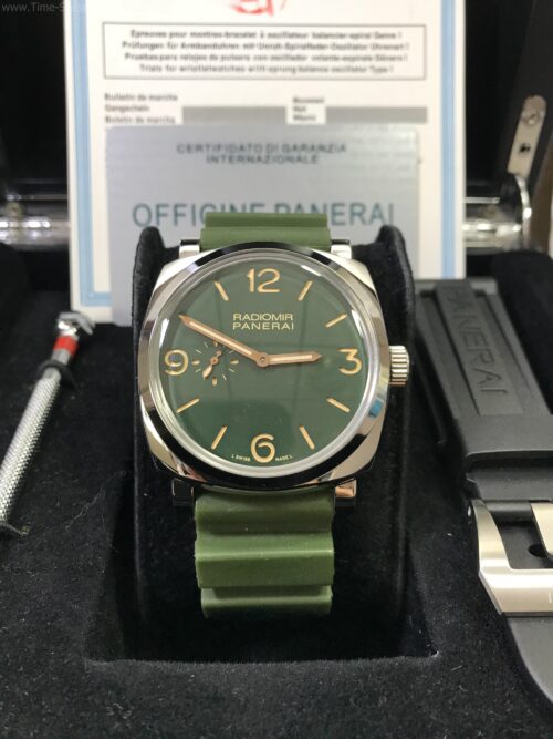 Panerai Radiomir PAM997 Green Dial 44mm Rubble