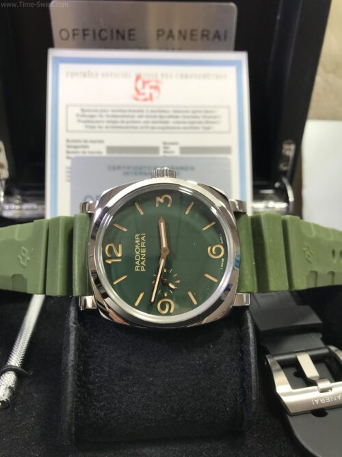 Panerai Radiomir PAM997 Green Dial 44mm Rubble