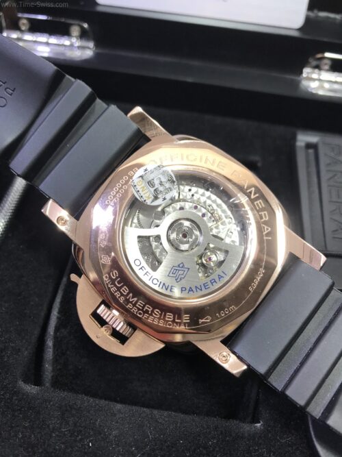 Panerai Submasible Amagnetic PAM974 Rose Gold Black Dial 47mm