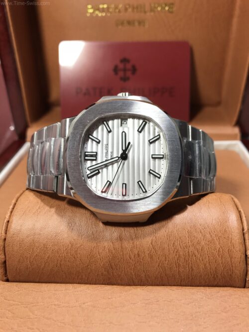 Patek Nautilus 57111A White Dial 40mm CC Steel ZP