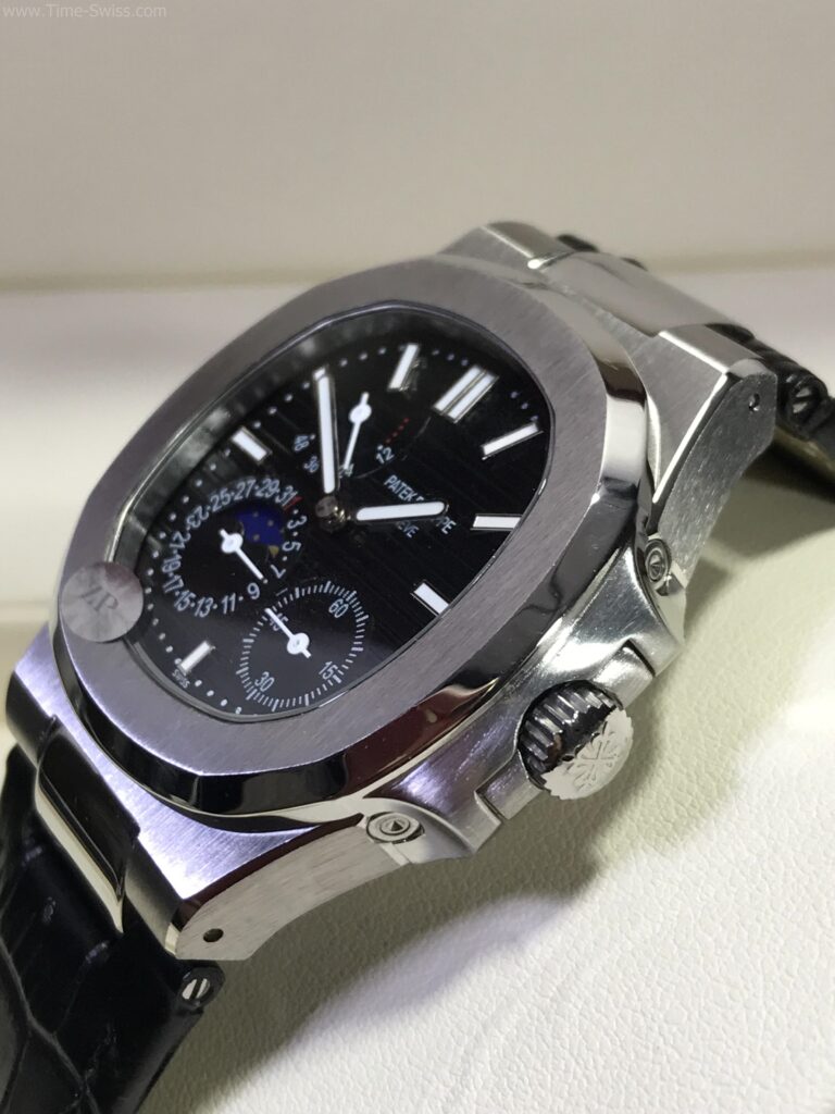 Patek Nautilus 5712G001 Power Black Dial 40mm CC หน้าดำ สายหนัง 02