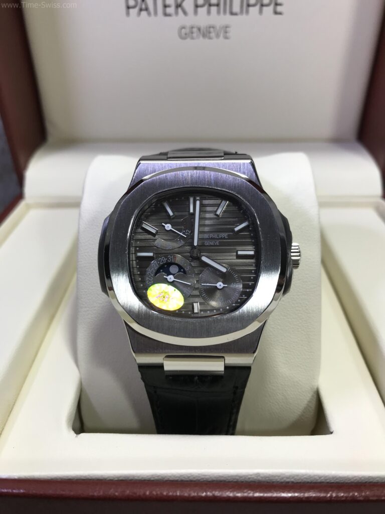 Patek Nautilus 5712G001 Power Grey Dial 40mm CC หน้าเทา สายหนัง 01