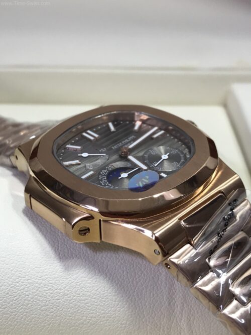 Patek Nautilus 5712R001 Power Rose Gold Black Dial 40mm CC