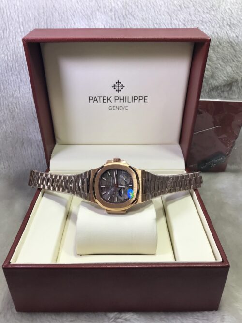 Patek Nautilus 5712R001 Power Rose Gold Black Dial 40mm CC