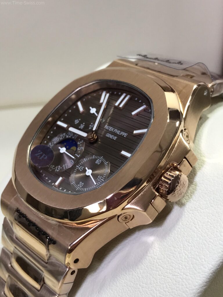 Patek Nautilus 5712R001 Power Rose Gold Brown Dial 40mm CC หน้าน้ำตาล 02