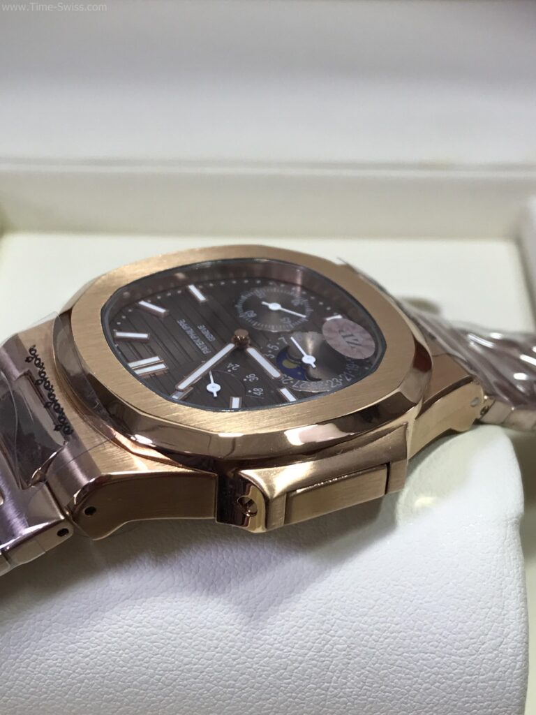 Patek Nautilus 5712R001 Power Rose Gold Brown Dial 40mm CC หน้าน้ำตาล 03