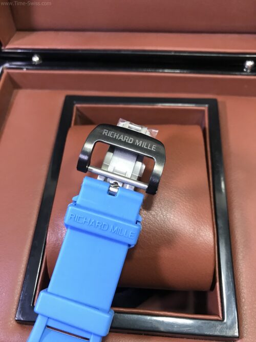 Richard Mille RM011-03 PVD Blue Rubber 40mm